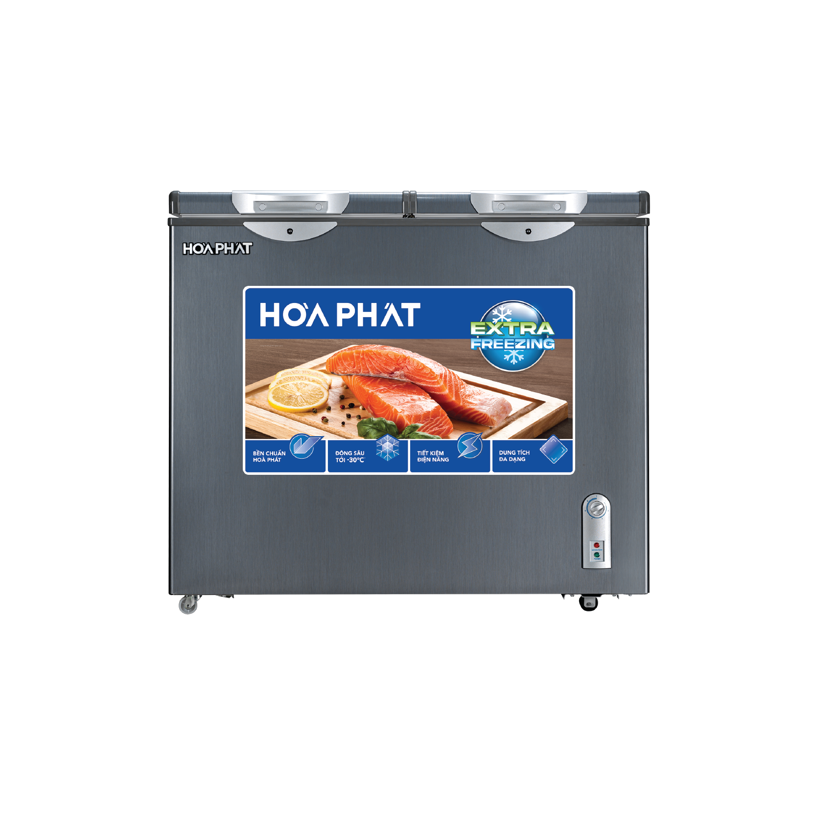 Tủ đông Hòa Phát 2 ngăn 2 cánh HPF BD6205G