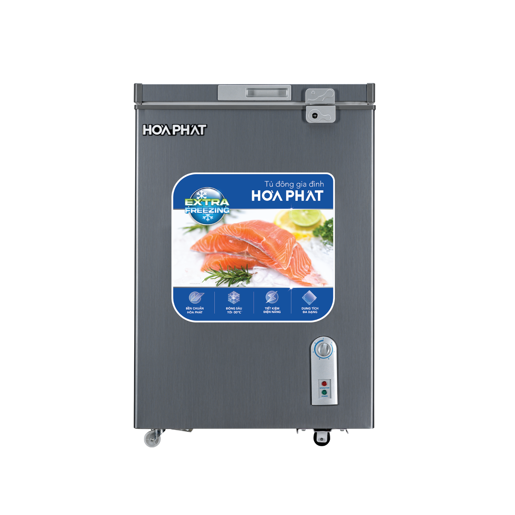 Tủ đông mini Hòa Phát HCF 106S1ĐSH 107 lít